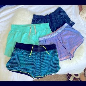 Set of four L athletic shorts women